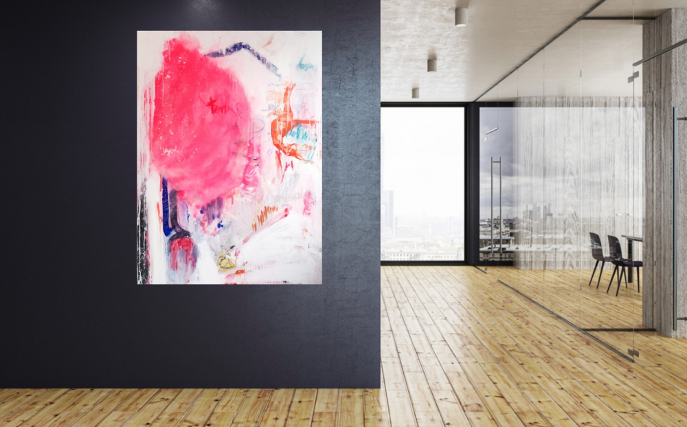 abstract art for contemporary interior