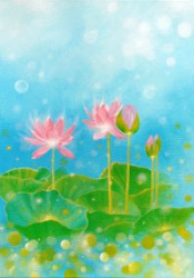By the pond