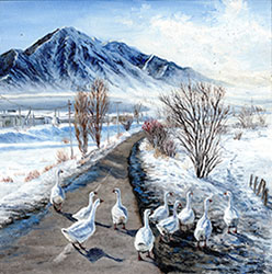 Geese in the Countryside