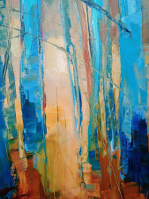 Turquoise & Gold by Emilia Milcheva - detail